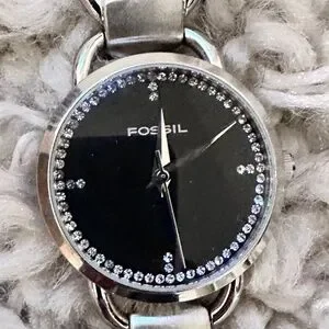 Fossil F2 | Accessories | Vintage Womens Fossil F2 Watch Silver Tone ...